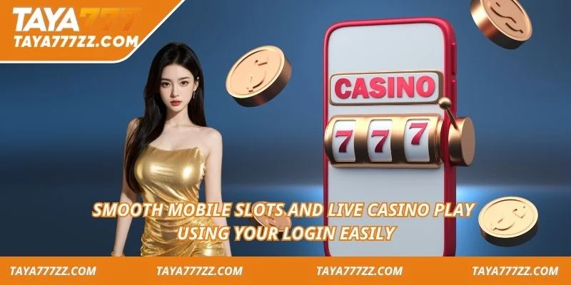 Smooth mobile slots and live casino play using your login easily