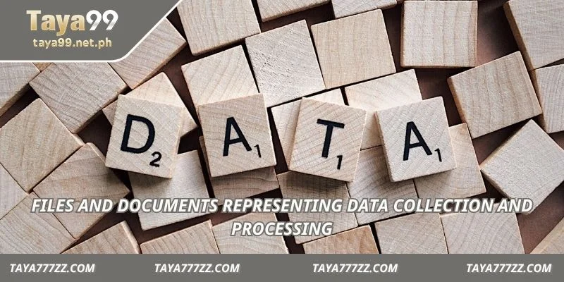 Files and documents representing data collection and processing