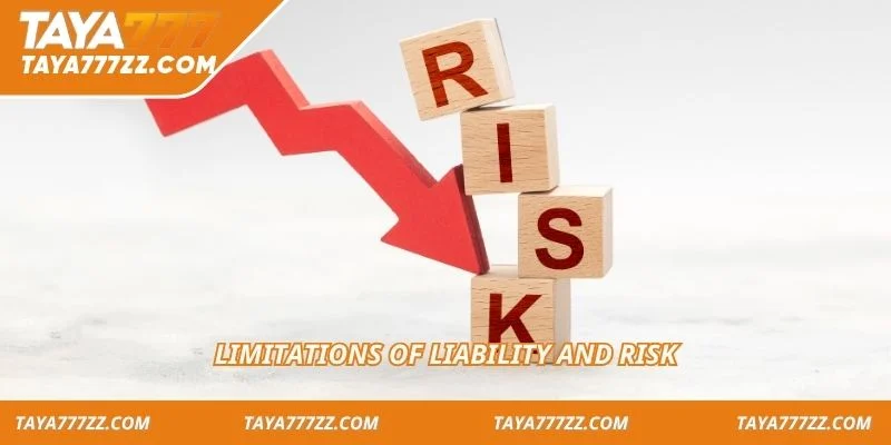 Limitations of liability and risk